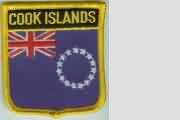Wappenaufnäher Cook Islands 