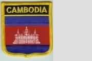 Wappenaufnäher Kambodscha Cambodia 