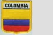 Wappenaufnäher Kolumbien Colombia 