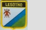 Wappenaufnäher Lesotho alt 