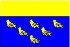 Miniflag West Sussex 10 x 15 cm 