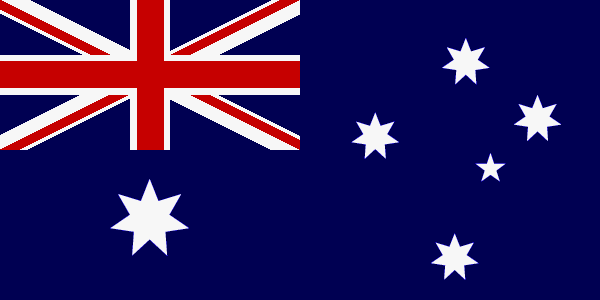 Flagge Fahne Deutschland Australien Hissflagge 90 x 150 cm 