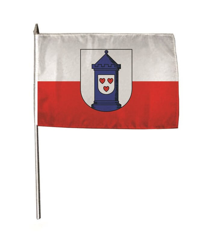 Stockflagge Fahne Flagge Eiderstedt Nordsee  30 x 45 cm