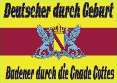 Fahne Flagge Deutscher durch die Gnade Gottes 90 x 150 cm
