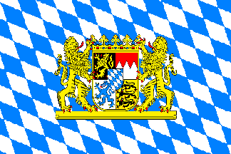 Fahne Flagge Bayern Freistaat 30 x 45 cm 