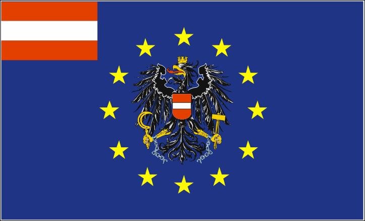 Langwimpel Österreich Adler Fahne Flagge Wimpel 