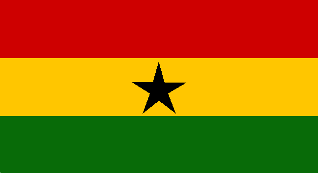 Fahne Flagge Ghana 30 x 45 cm 