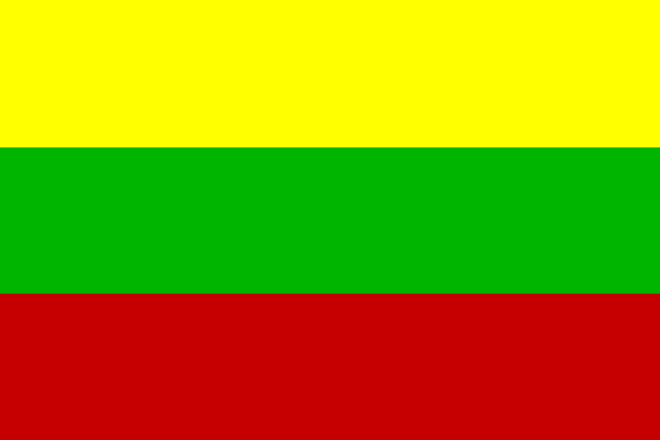 Fahne Flagge Litauen Neu 90 x 150 cm 