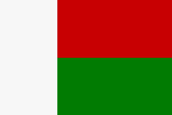 Fahne Flagge Madagaskar 60 x 90 cm Bootsflagge Premiumqualität 