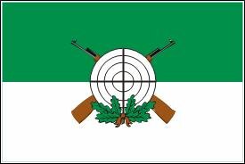 Fahne Flagge Schützenfest mit Scheibe grün/weiss Gewehr 90x150 cm Schützen NEU 